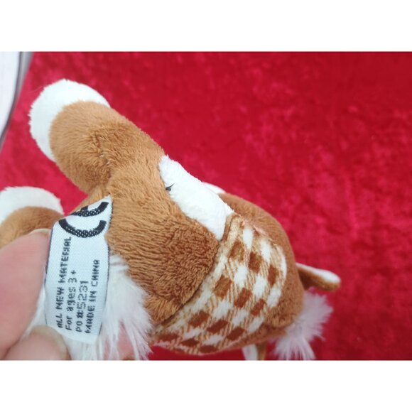 Prextex Plush Horse Toy Brown & White With‎ Saddle 5 inches - Picture 8 of 8